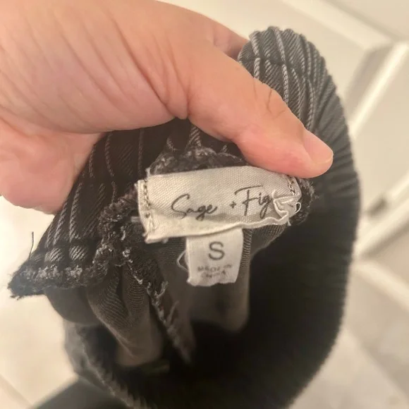 Boho Floral Patchwork Wide Leg Pants Size Small - Picture 7 of 8